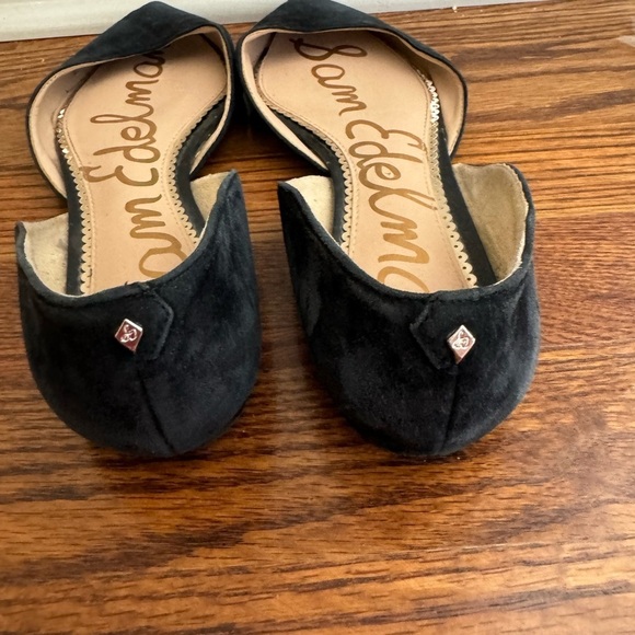 Sam Edelman Rodney‎ d'Orsay Flats Pointed Toe Slip On Suede Chic Classic 8.5 - Picture 2 of 6